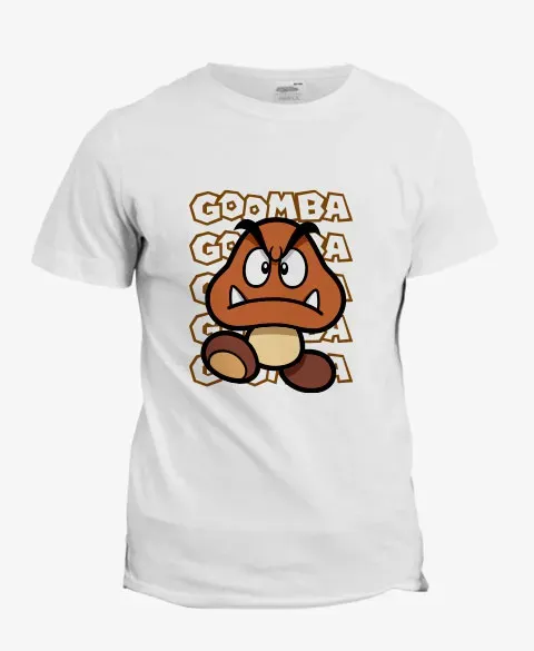 Pixgoodies Mario Goomba t-shirt coton