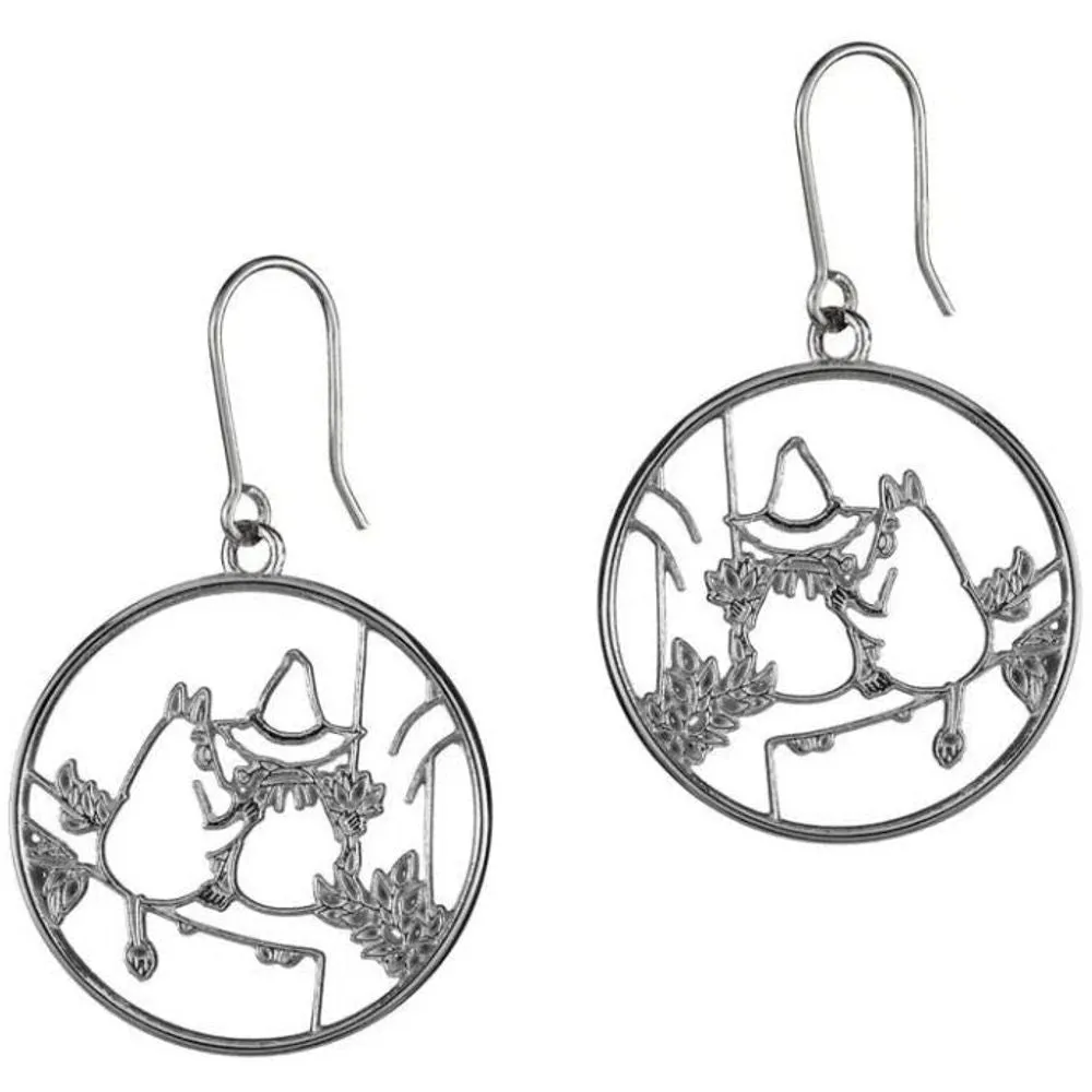 Moomintroll Friendship boucles d’oreilles argent 24x26 mm