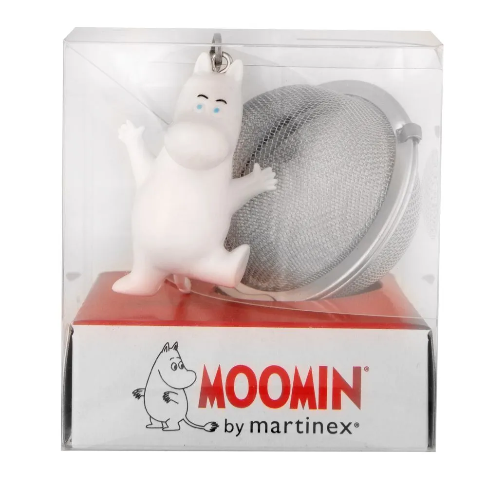 Moomintroll Boule à Thé Inox avec Figurine