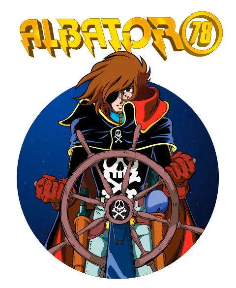 Pixgoodies Albator Le corsaire de l'espace t-shirt coton