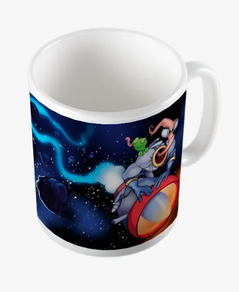Pixgoodies Earthworm Jim Jim, le lombric intelligent mug céramique