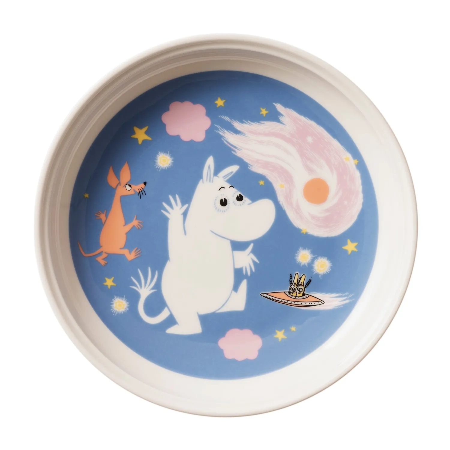 Moomintroll Space Adventure coffret repas enfant bleu 2 pièces