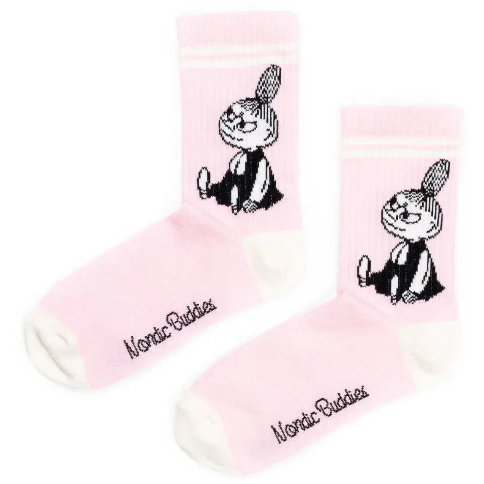Moomintroll Little My chaussettes rétro rose 36-42 coton