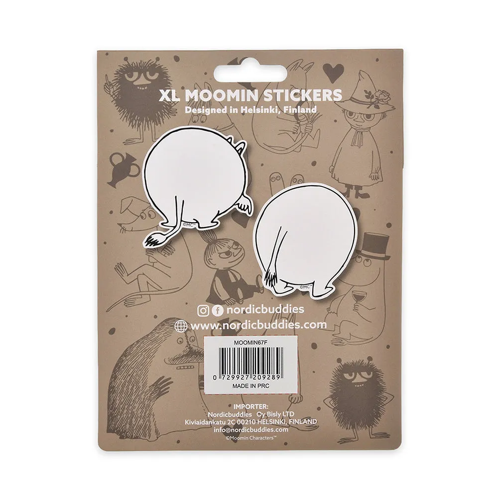 Moomintroll Butt stickers XL 2 pièces en papier
