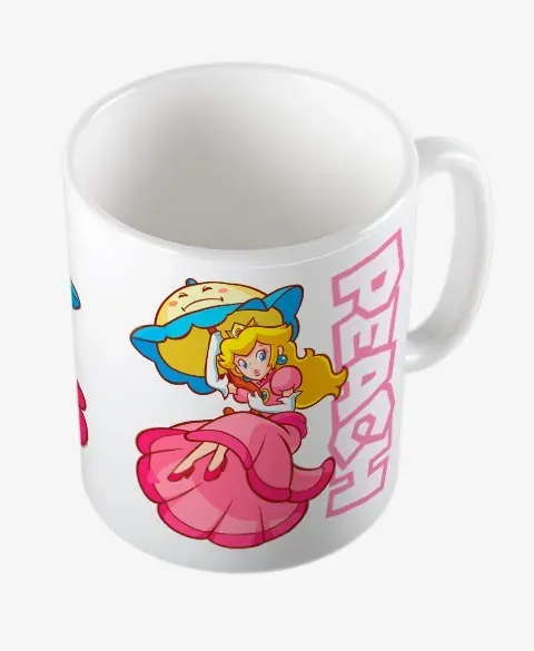 Pixgoodies Mario Peach mug céramique princesse
