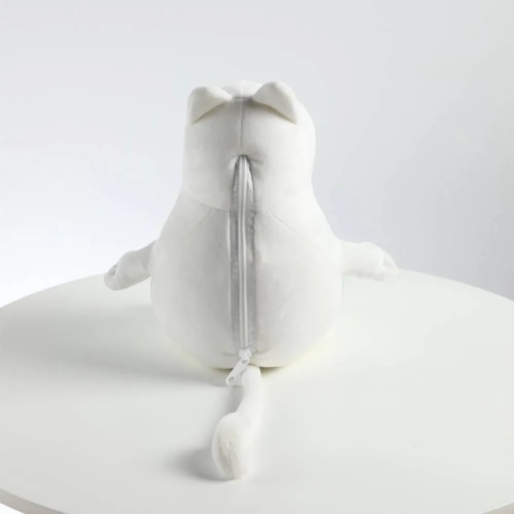 Moomintroll oreiller de voyage gris peluche 2-en-1