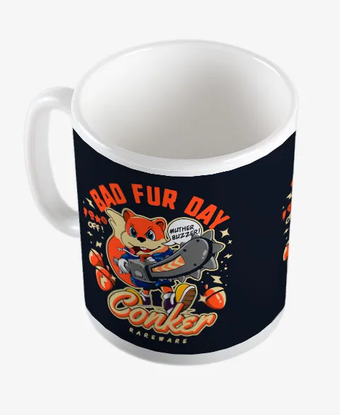 Pixgoodies Conker’s Bad Fur Day mug