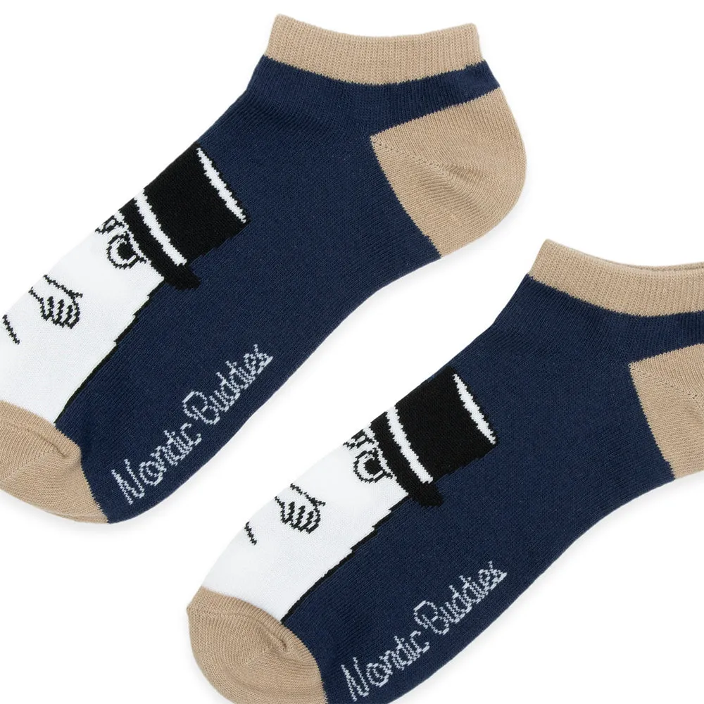 Moomintroll Moominpappa chaussettes bleu 40-45
