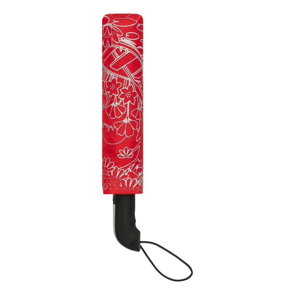 Moomintroll Fishing parapluie pliant rouge réfléchissant