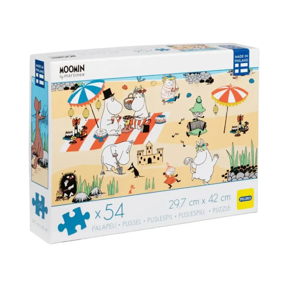 Moomintroll Beach Day puzzle 54 pièces 42x30cm
