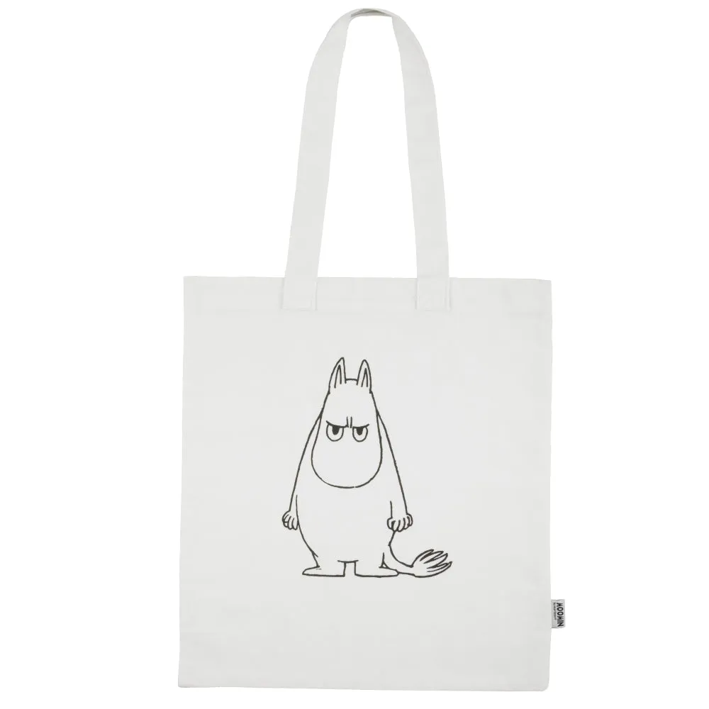 Moomintroll Angry tote bag coton recyclé 37x41 cm