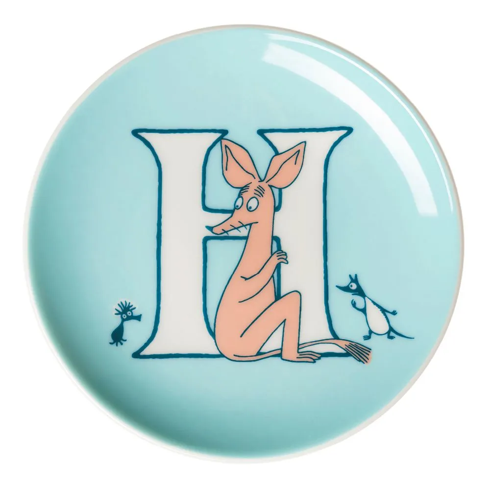 Moomintroll ABC assiette mini porcelaine 10,5 cm