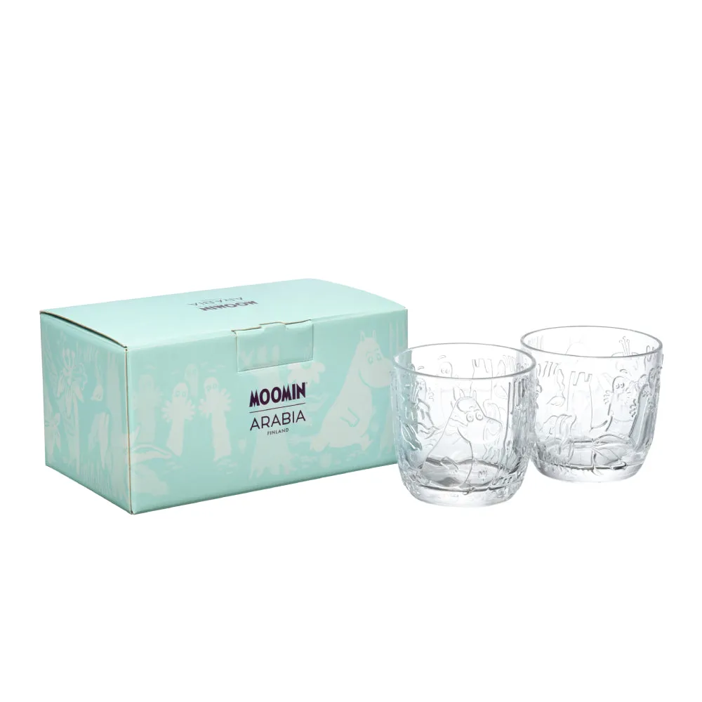 Moomintroll Mystical Forest verres 28 cl lot de 2 verre