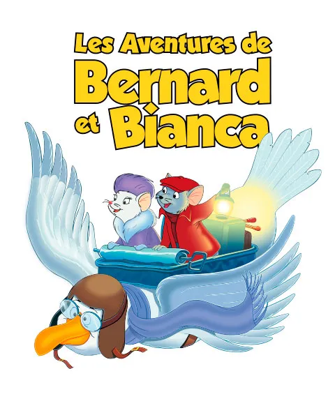 Pixgoodies Bernard et Bianca L’élite S.O.S. Société t-shirt coton