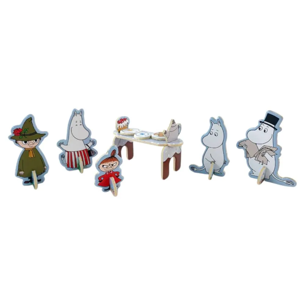 Moomintroll Moominhouse playset 3D maison 56 pièces éco