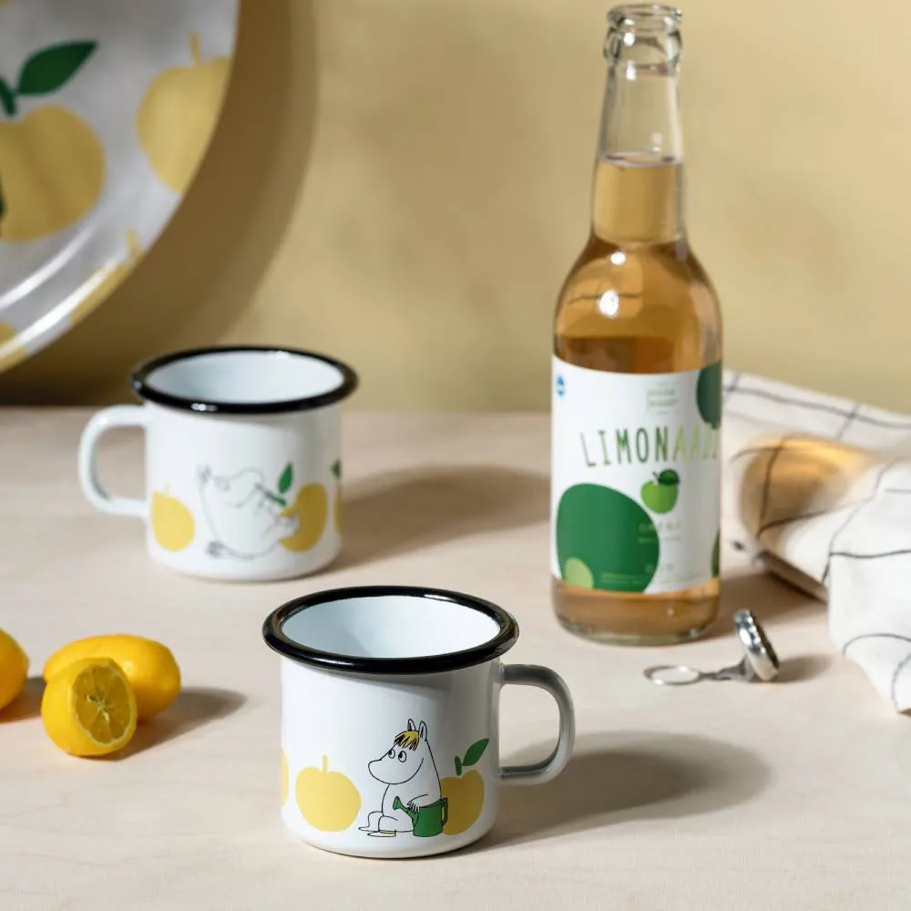 Moomintroll Joyfull Apples plateau rond bouleau