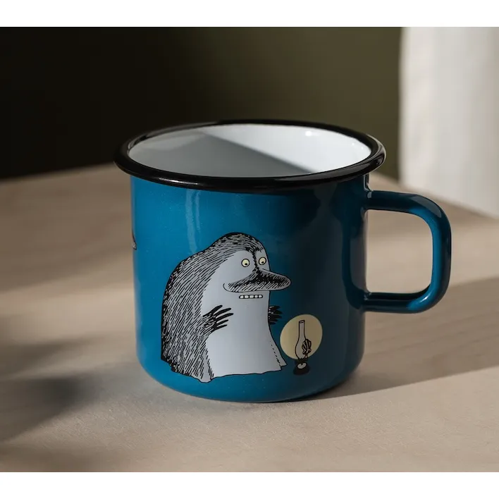 Moomintroll The Groke mug émail