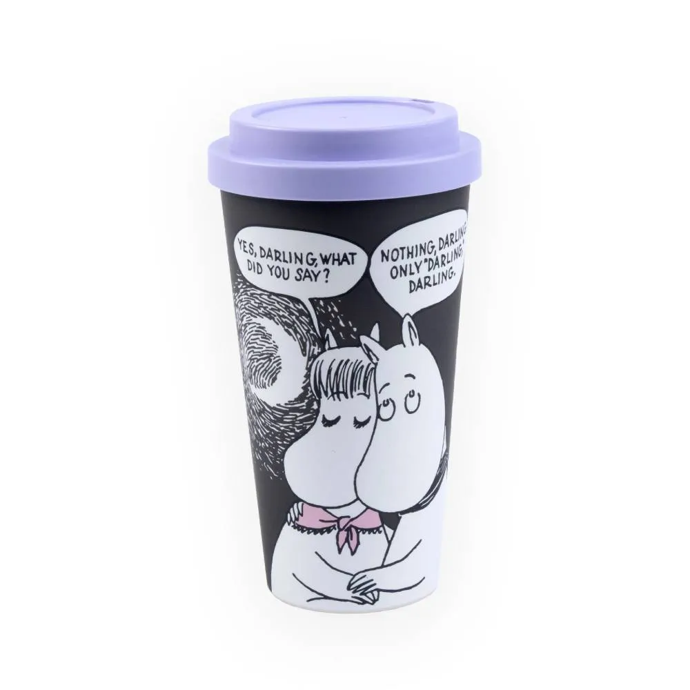 Moomintroll Darling Take-Away mug noir 450 ml