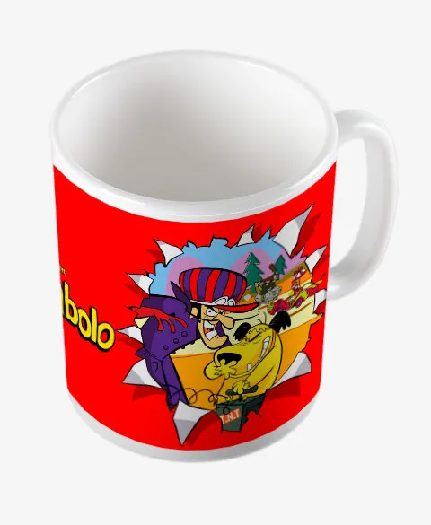 Pixgoodies Satanas et Diabolo Les Fous du volant mug céramique