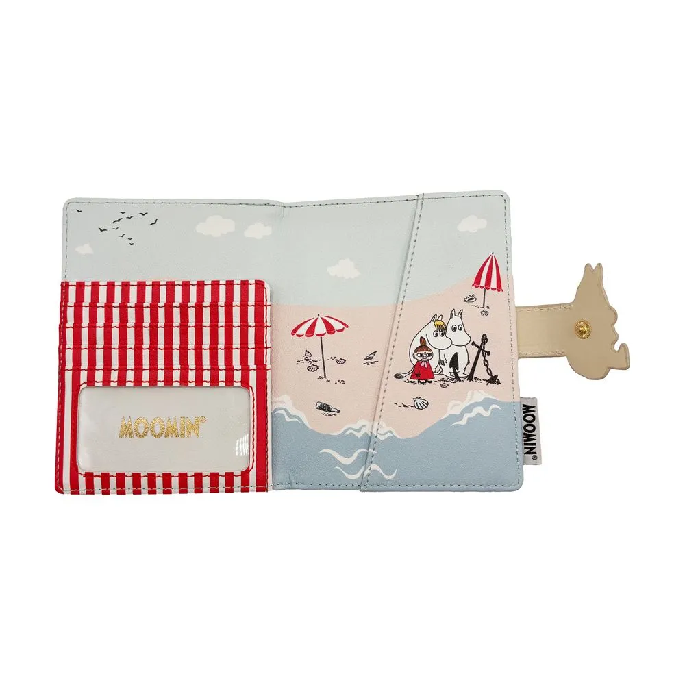 Moomintroll Beach porte-passeport 14 cm