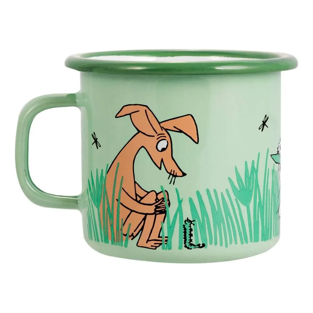 Moomintroll Boys mug émail 2,5 dl vert jardin
