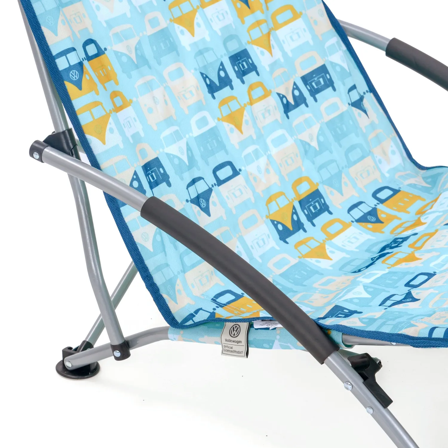 Brisa T1 Combi chaise basse pliante camping bleu 70 cm