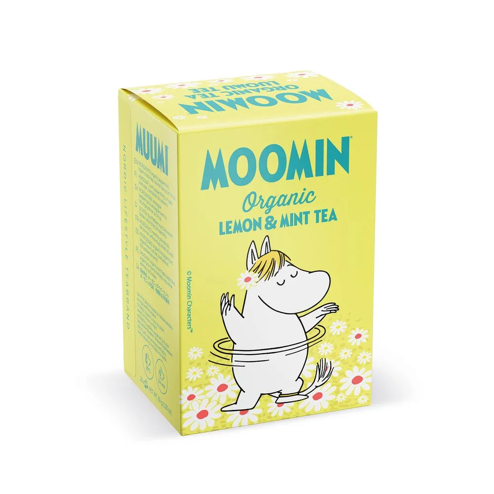 Moomintroll Snorkmaiden thé citron menthe 20 sachets