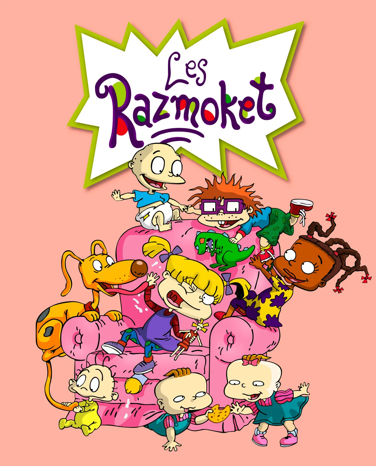 Pixgoodies Les Razmoket Casse-Bonbon et sa bande mug