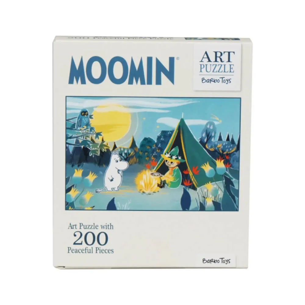 Moomintroll Campfire puzzle 200 pièces nuit étoilée