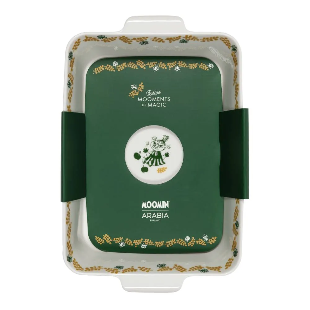 Moomintroll Gift of Love plat à four vert 2,5 L
