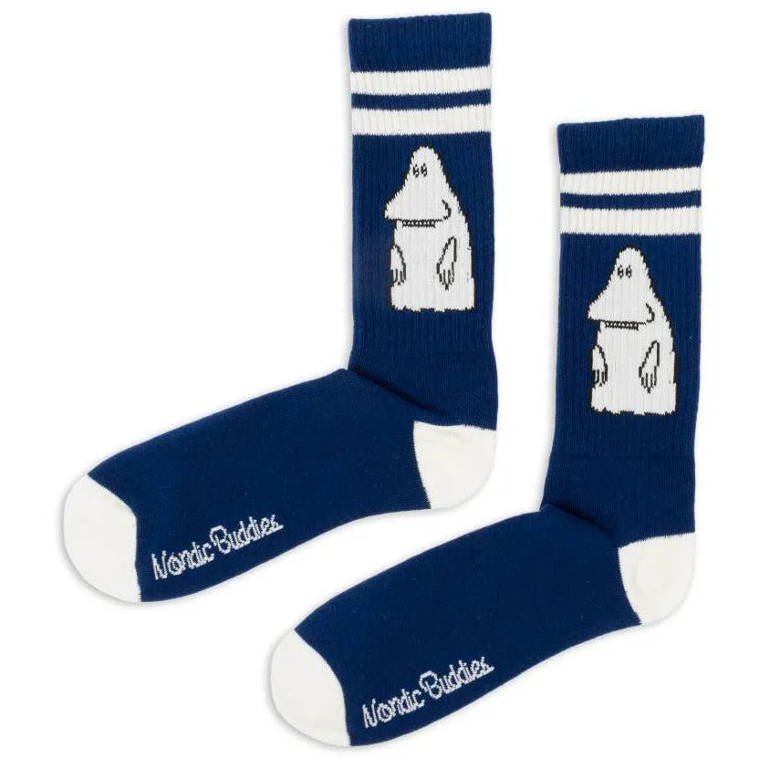 Moomintroll Groke chaussettes 40-45 coton