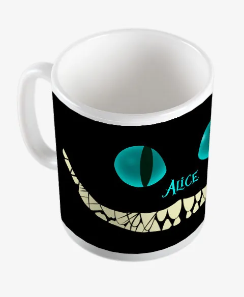 Pixgoodies Alice Chat du Cheshire Mug céramique