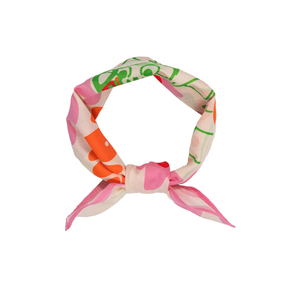 Moomintroll Rebel Club Boss Lady foulard coton 55 x 55 cm