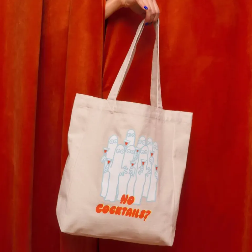 Moomintroll Party Queue tote bag coton bio