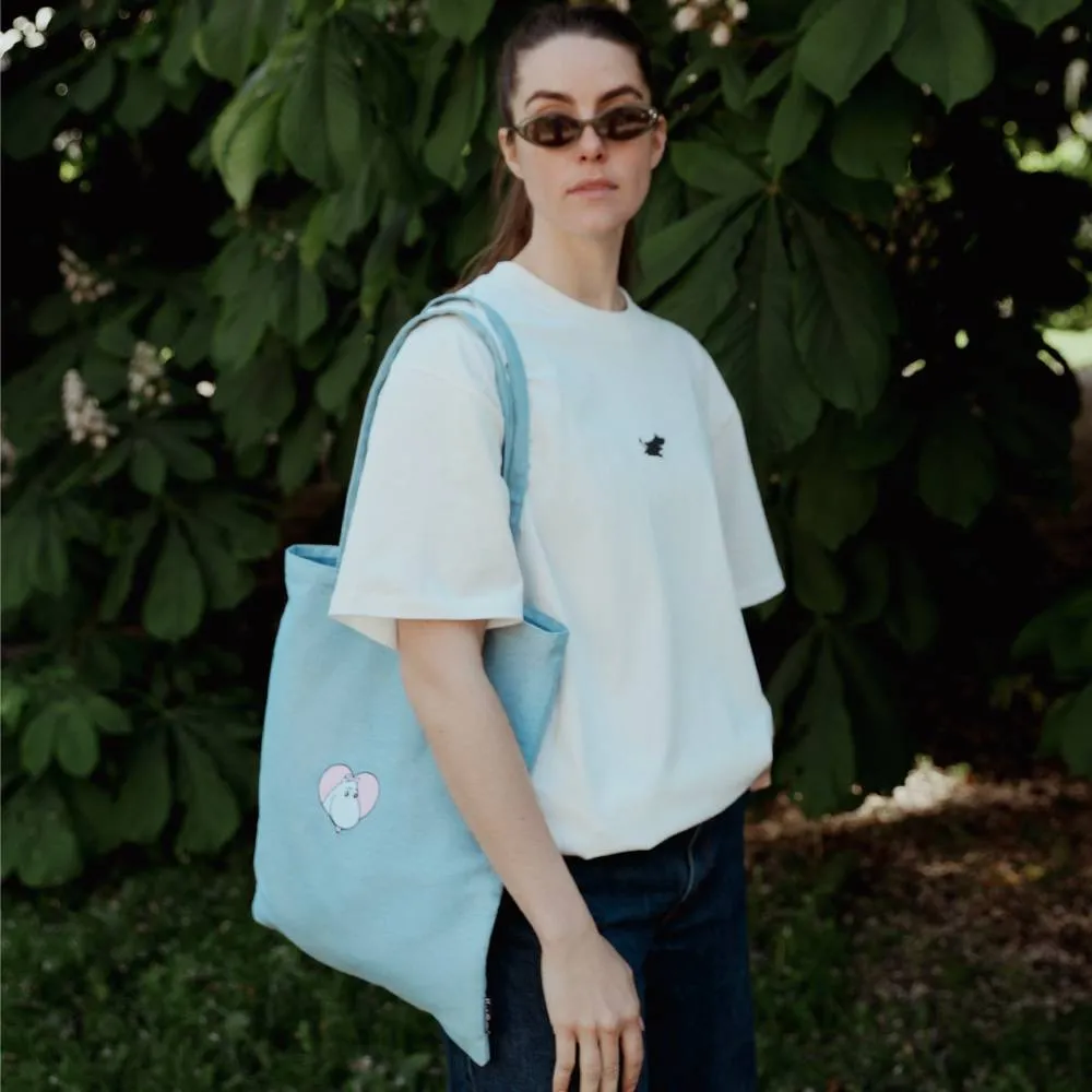 Moomintroll Love tote bag coton 38x42 cm