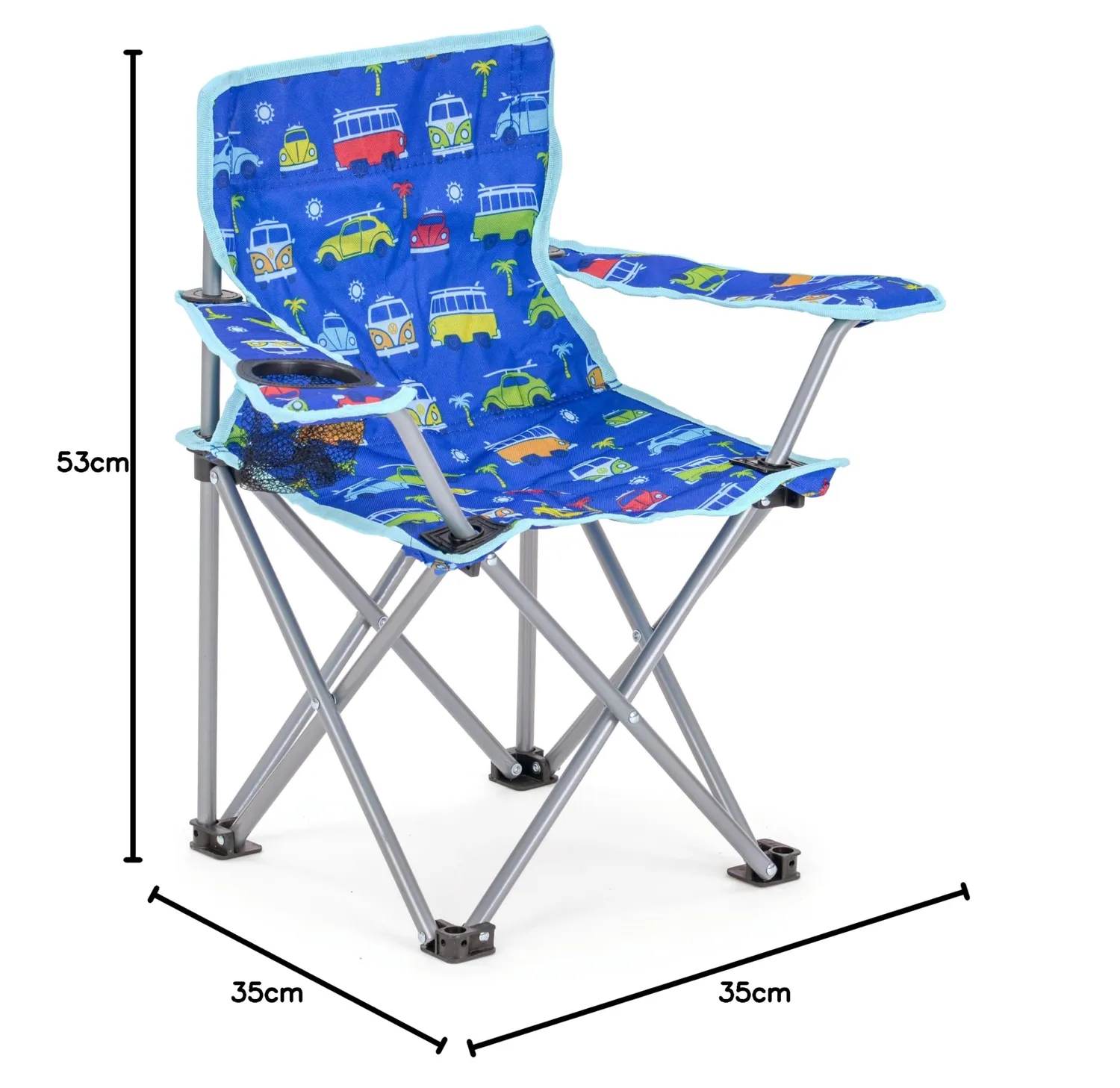 Brisa VW Collection T1 chaise enfant pliable bleue