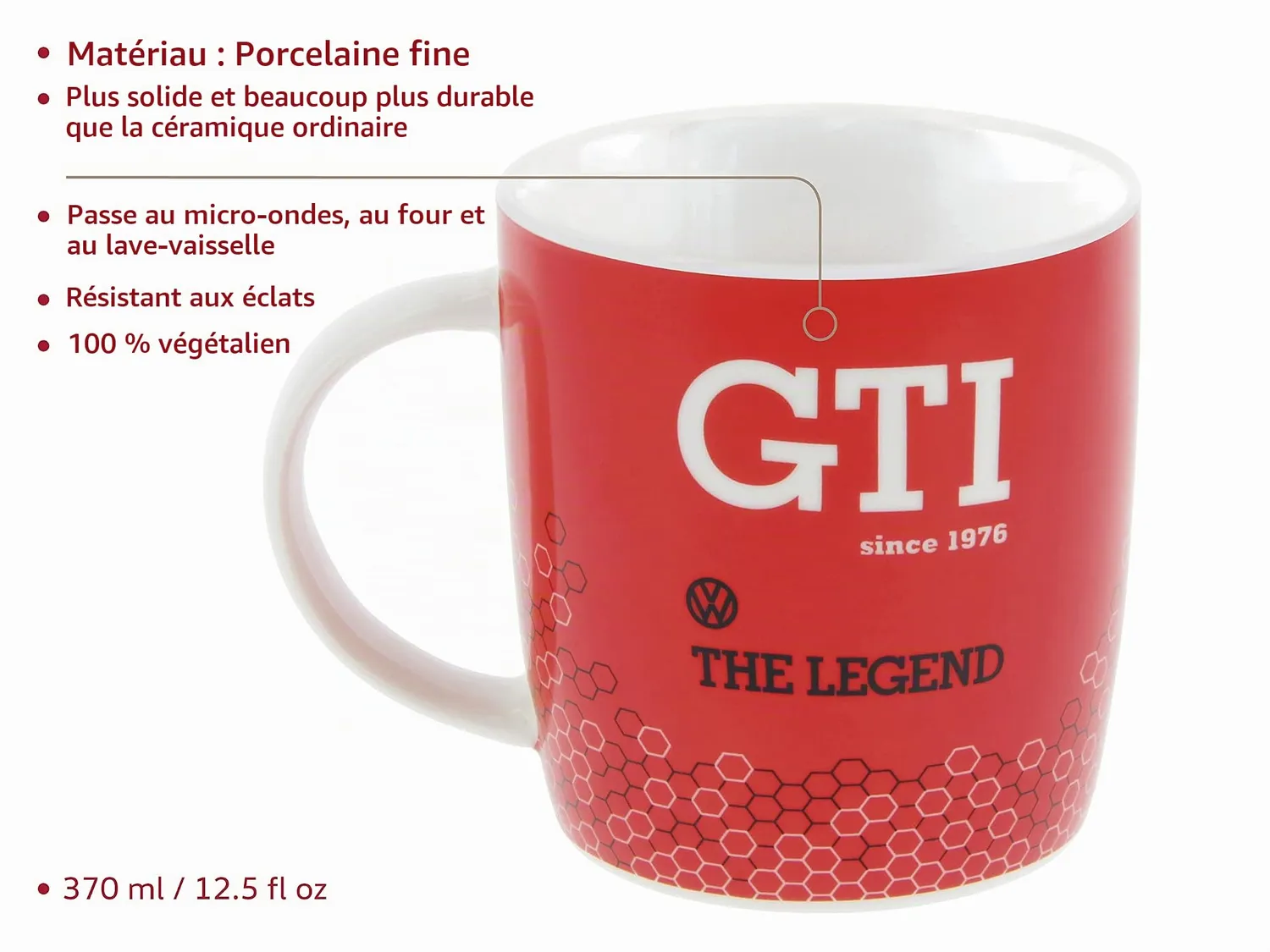 Brisa VW Collection GTI Front tasse 370 ml porcelaine