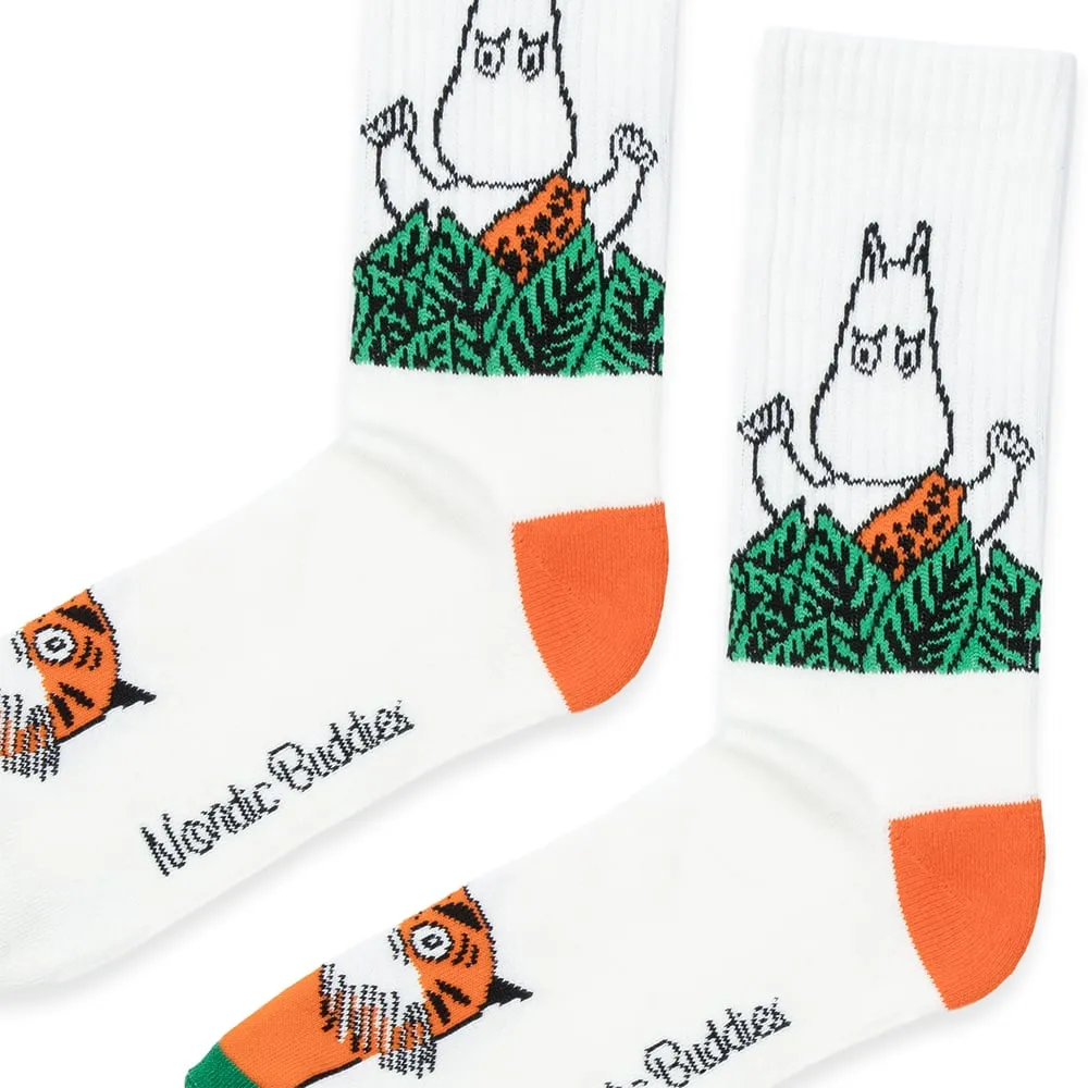 Moomintroll Retro chaussettes blanches 40-45