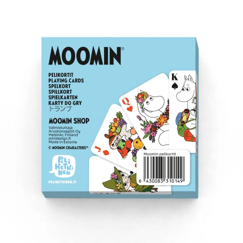 Moomintroll & Snufkin jeu de 55 cartes pont