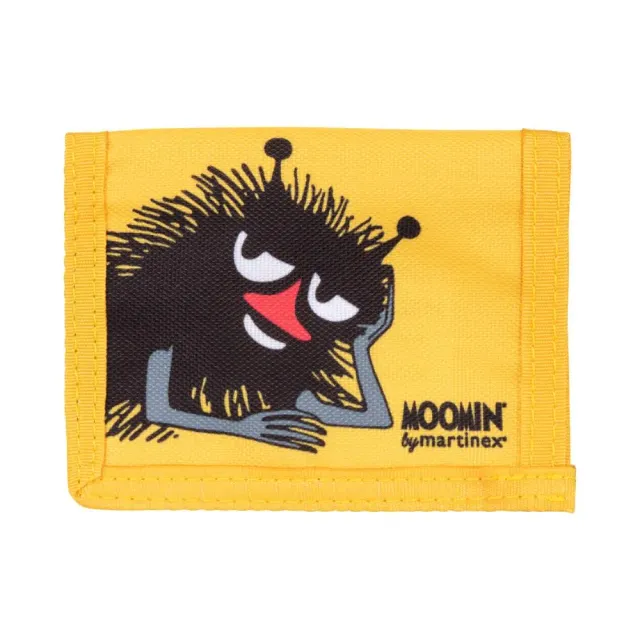 Moomintroll Stinky portefeuille jaune toile 11 cm