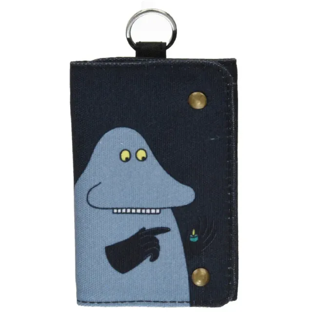 Moomintroll Groke portefeuille toile noir