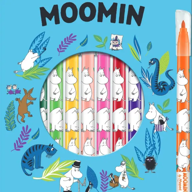 Moomintroll Feutres couleur lavables lot de 12