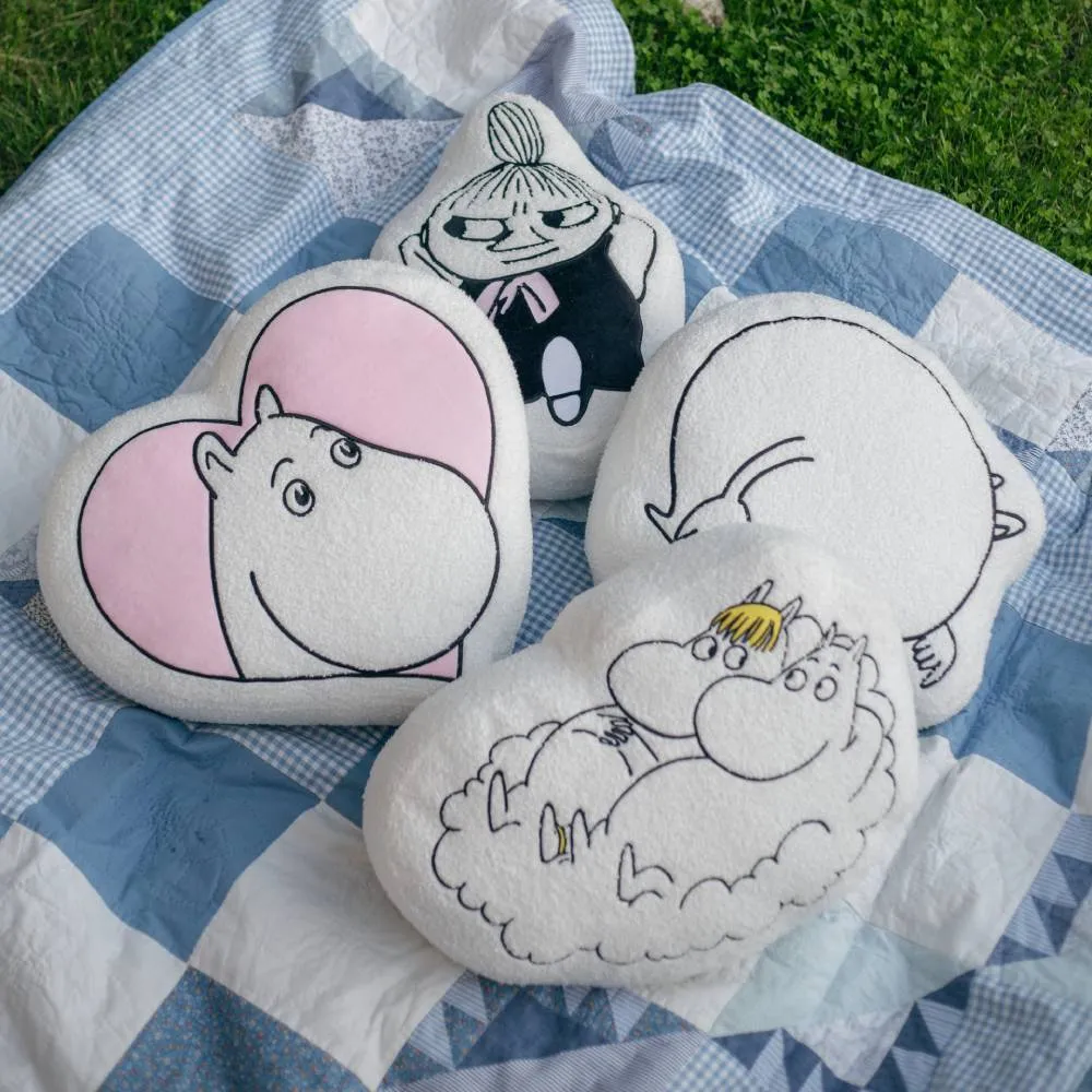 Moomintroll Butt Coussin blanc 43 x 41 cm polyester