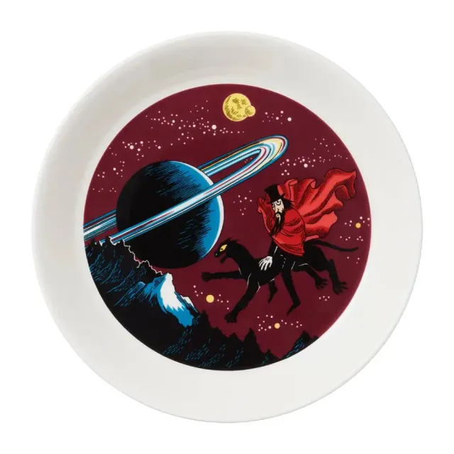 Moomintroll The Hobgoblin assiette violette 19 cm en céramique