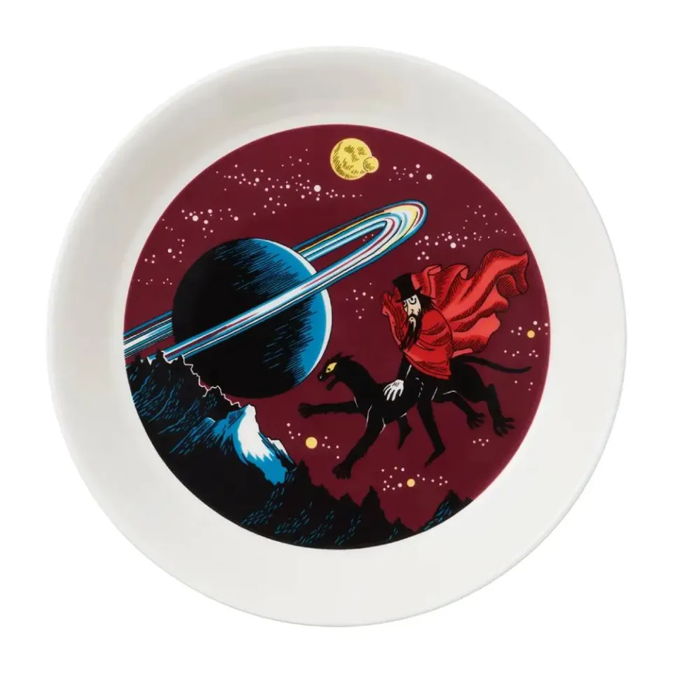 Moomintroll The Hobgoblin assiette violette 19 cm en céramique