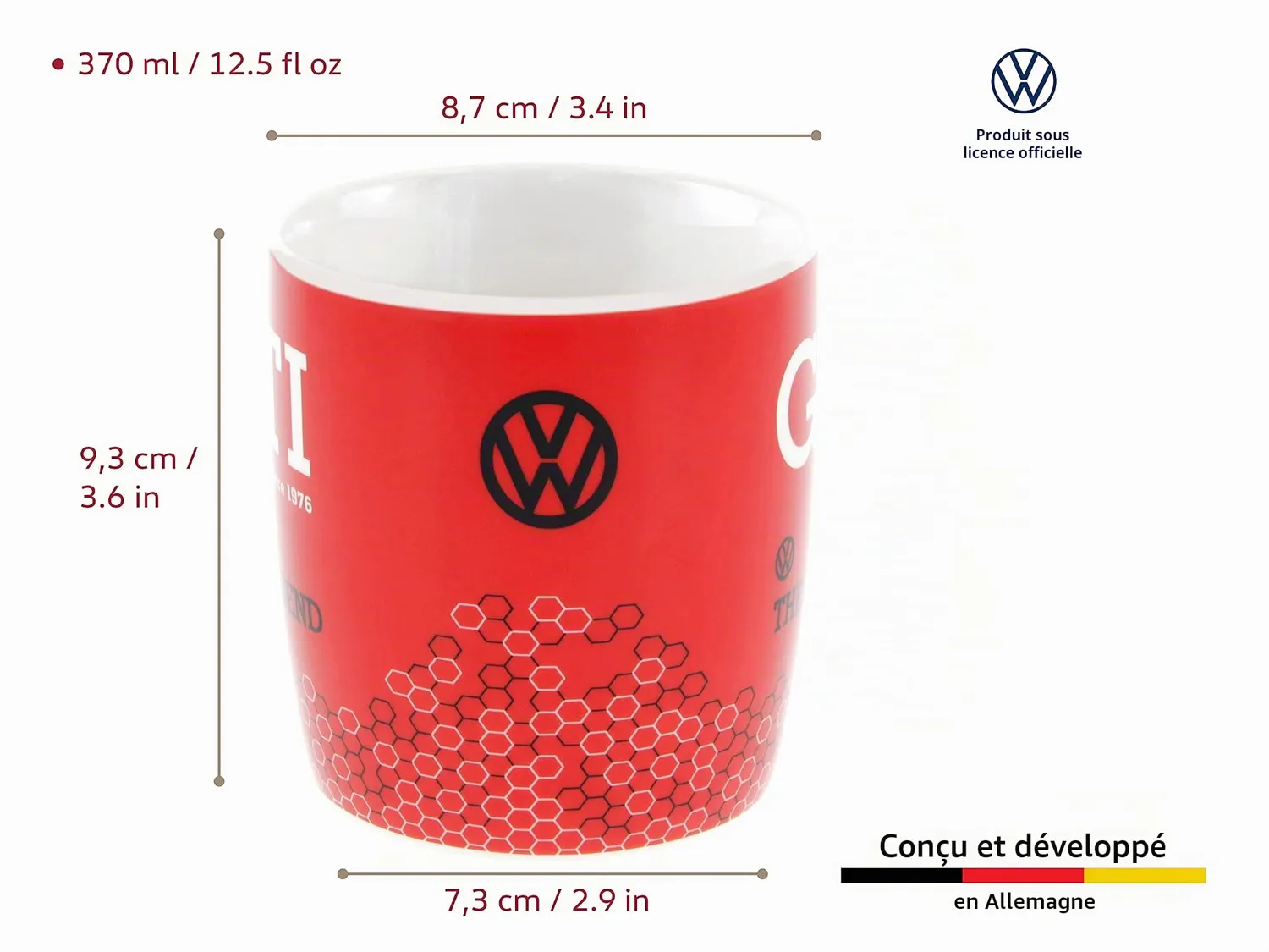 Brisa VW Collection GTI Front tasse 370 ml porcelaine