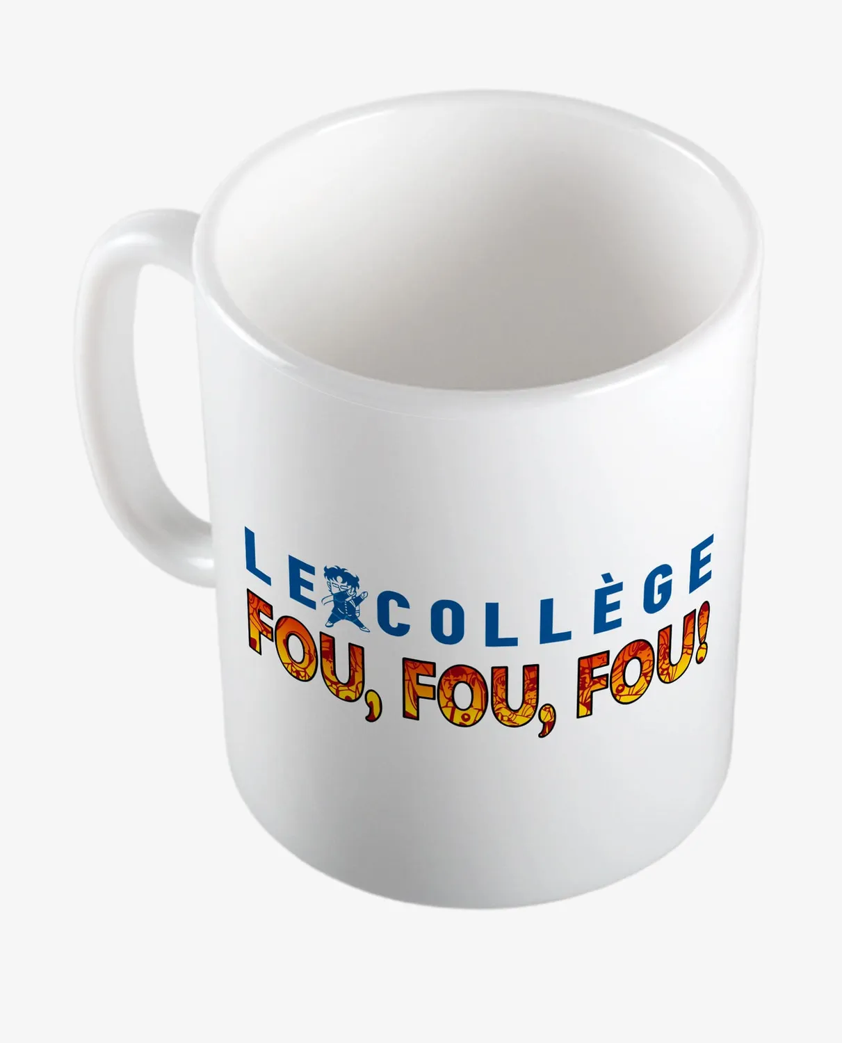 Pixgoodies Le Collège fou fou fou mug céramique 325 ml