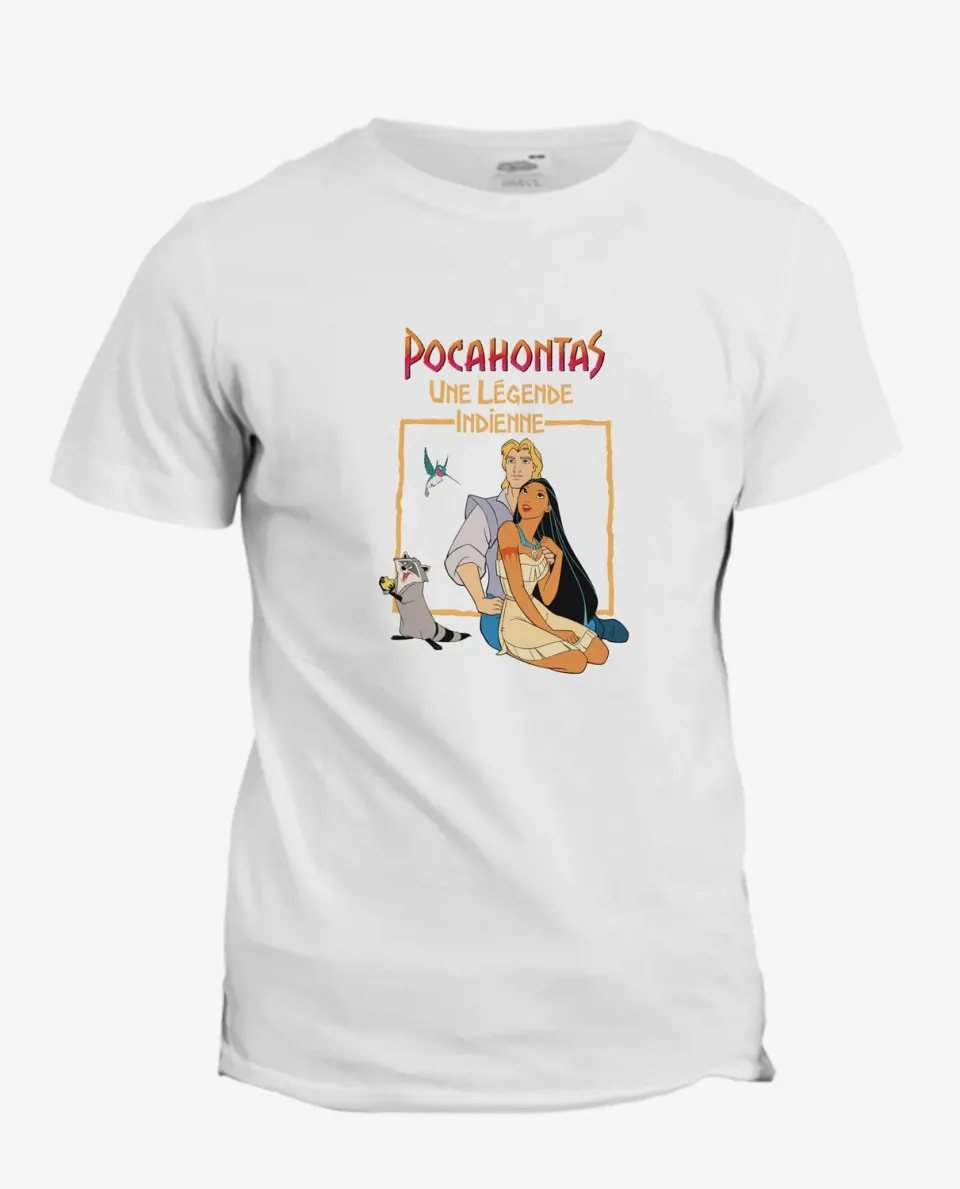 Pixgoodies Pocahontas Disney t-shirt coton Nouveau Monde
