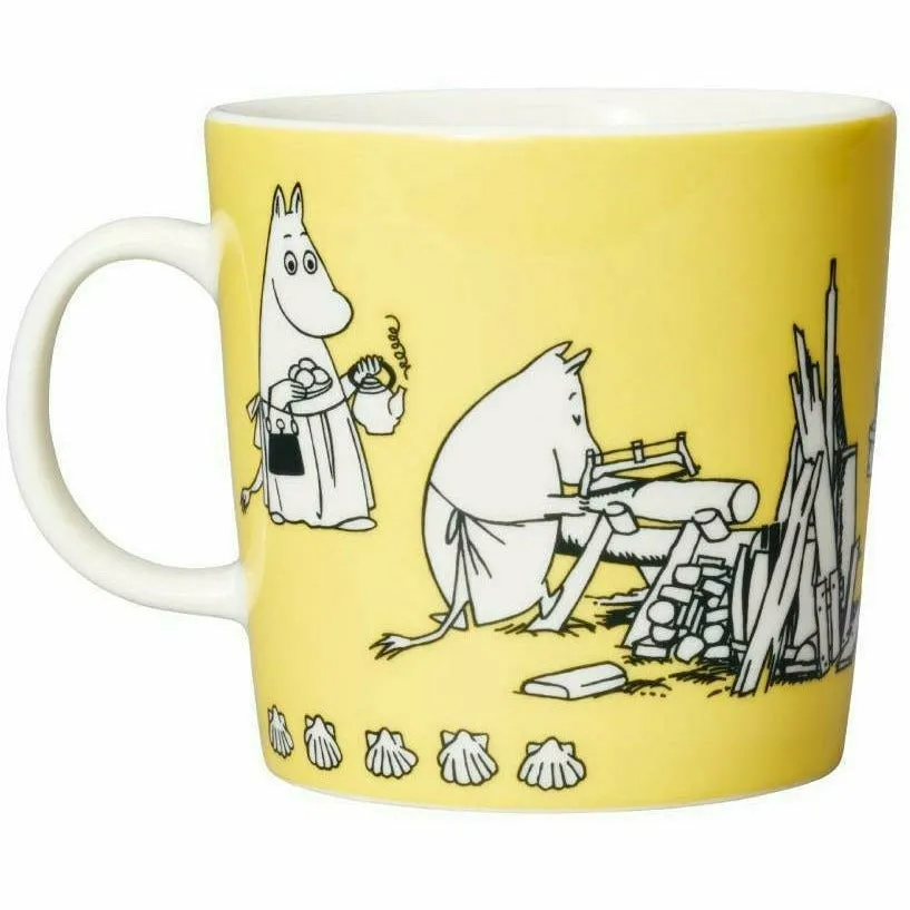 Moomintroll Moomin Yellow 1990 Mug mug jaune 0,4 l