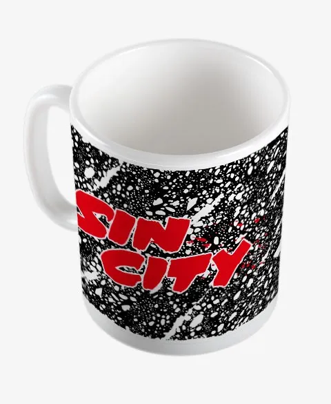 Pixgoodies Sin City mug céramique Marv sous la neige